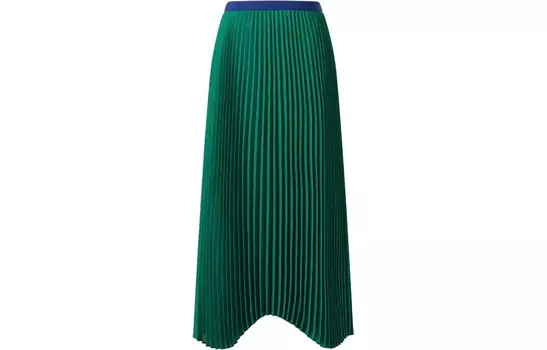 C Collection Повседневная длинная юбка женская зеленая Uniqlo
