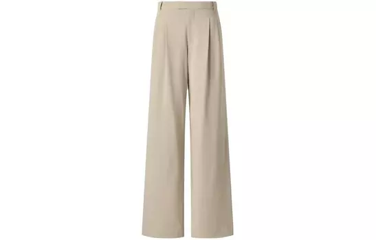 C Коллекция Костюм Брюки Женские Бежевые Uniqlo