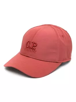 C.P. Company бейсболка с вышитым логотипом, красный
