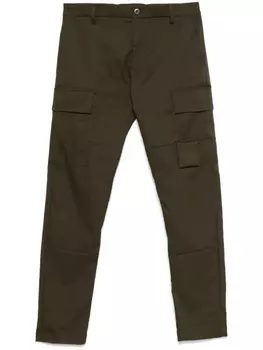 C.P. Company брюки карго с нашивкой-логотипом, зеленый