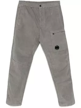 C.P. Company брюки с декором Lens, серый