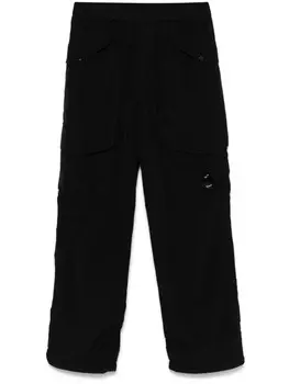 C.P. Company брюки с декором Lens, черный