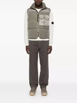 C.P. Company дутый жилет Chrome-R, серый