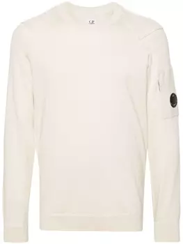 C.P. Company джемпер с декоративными швами, нейтральный цвет