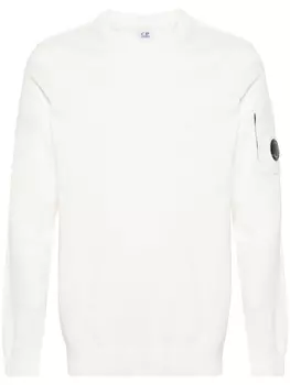 C.P. Company джемпер с декором Lens, нейтральный цвет