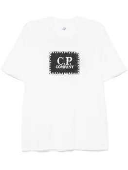 C.P. Company футболка из джерси, белый