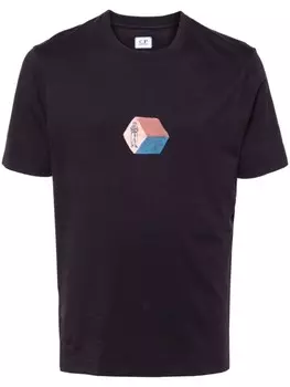 C.P. Company футболка из джерси с коротким рукавом, синий
