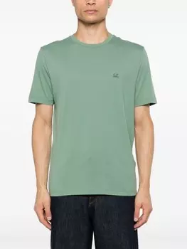 C.P. Company футболка из джерси с линзами, зеленый