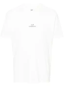 C.P. Company футболка с логотипом, белый