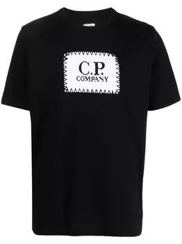 C.P. Company футболка с логотипом, черный