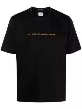 C.P. Company футболка с логотипом, черный