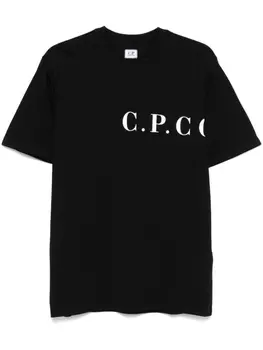 C.P. Company футболка с логотипом, черный