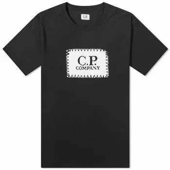 C.P. Company Футболка с логотипом компании, черный