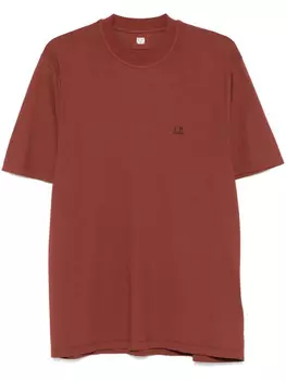 C.P. Company футболка с логотипом, коричневый