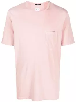 C.P. Company футболка с логотипом, розовый
