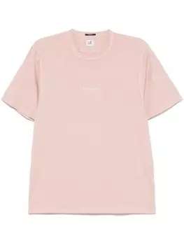 C.P. Company футболка с логотипом, розовый