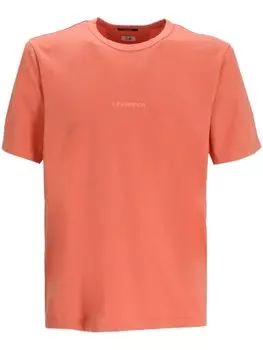 C.P. Company футболка с логотипом, розовый