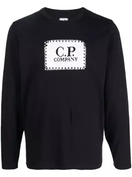 C.P. Company футболка с логотипом, синий