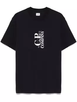 C.P. Company футболка с логотипом, синий