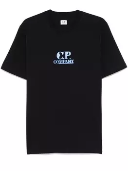 C.P. Company футболка с логотипом, синий