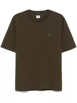 C.P. Company футболка с логотипом, зеленый