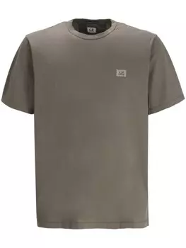 C.P. Company футболка с нашивкой-логотипом, зеленый