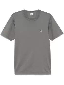 C.P. Company футболка с нашивкой-логотипом, серый