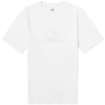C.P. Company Футболка с тисненым логотипом компании
