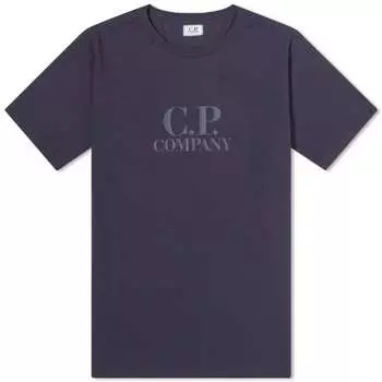 C.P. Company Футболка с тисненым логотипом компании