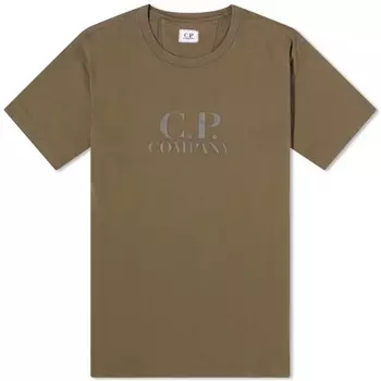 C.P. Company Футболка с тисненым логотипом компании