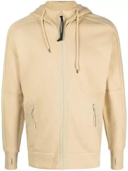 C.P. Company худи с декором Goggles, нейтральный цвет