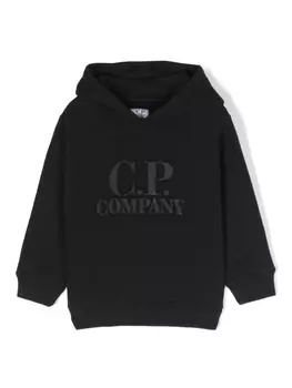 C.P. Company худи с вышитым логотипом, черный