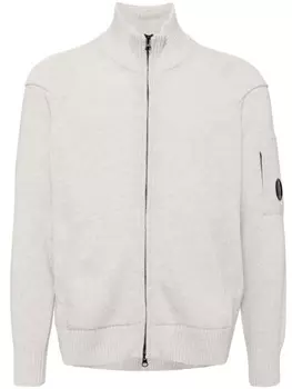 C.P. Company кардиган с декором Lens, серый