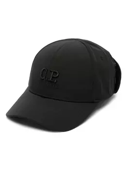 C.P. Company кепка с вышитым логотипом, черный