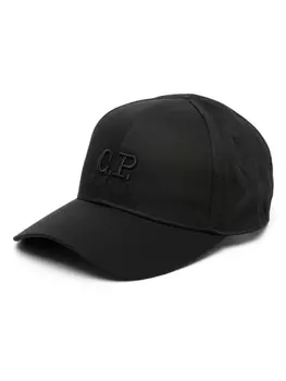 C.P. Company кепка с вышитым логотипом, черный
