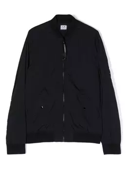 C.P. Company Kids бомбер на молнии, синий