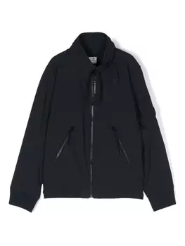 C.P. Company Kids бомбер на молнии, синий