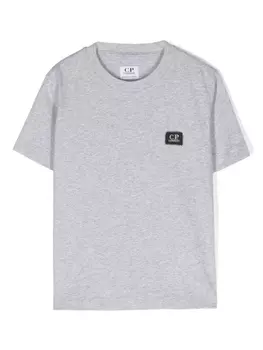 C.P. Company Kids футболка с логотипом, серый