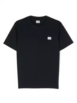 C.P. Company Kids футболка с логотипом, синий