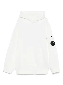 C.P. Company Kids худи с декором Lens, белый