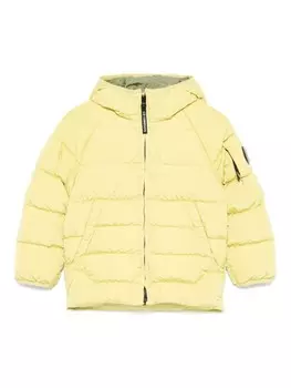 C.P. Company Kids куртка с декором Lens, зеленый