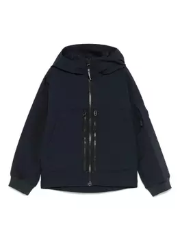 C.P. Company Kids куртка с декором Lens, синий