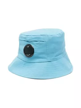 C.P. Company Kids панама с декором Lens, синий