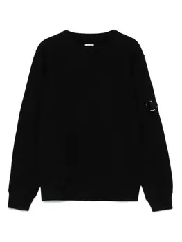 C.P. Company Kids толстовка с декором Lens, черный