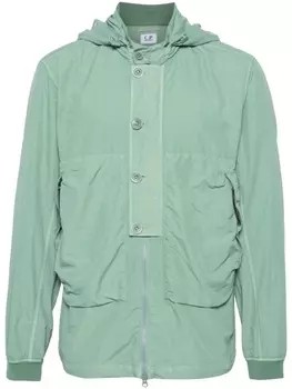 C.P. Company куртка с линзами на капюшоне, зеленый