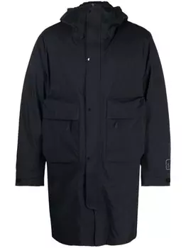 C.P. Company многослойное пальто в клетку, синий