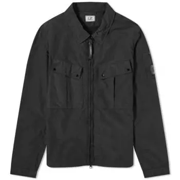 C.P. Company Нейлоновая верхняя рубашка на молнии Flatt, черный