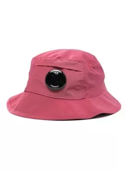 C.P. Company панама с декором Lens, розовый
