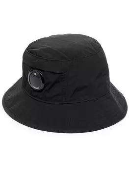 C.P. Company панама с декором Lens, черный