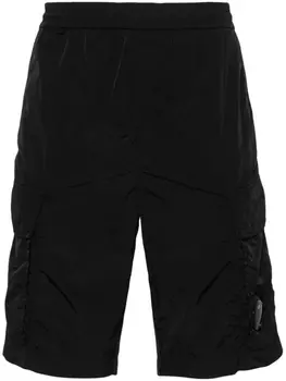 C.P. Company шорты карго из тафты, черный